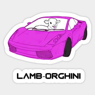 LAMB-ORGHINI Sticker